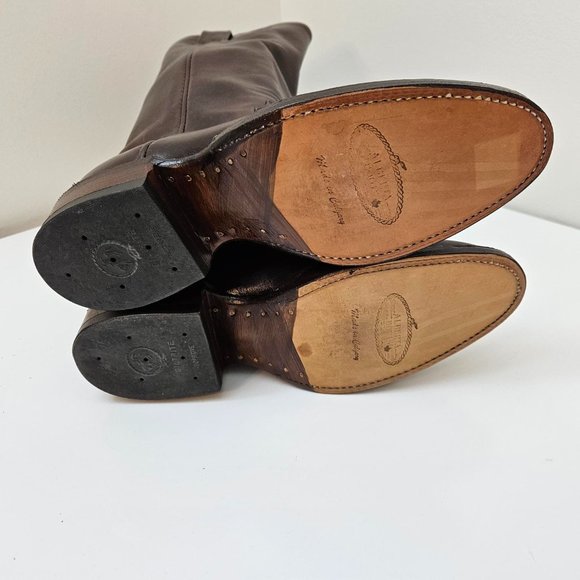 18. Cowboy (girl) boots by Alberta Boots Co. Size 8 D - Picture 7 of 10